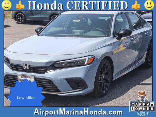 Sonic Gray Pearl 2023 Honda Civic Sport