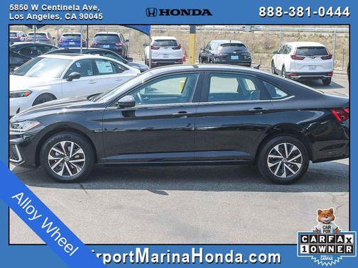 Deep Black Pearl 2025 Volkswagen Jetta 1.5T S