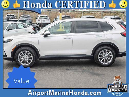 Platinum White Pearl 2024 Honda CR-V EX-L AWD