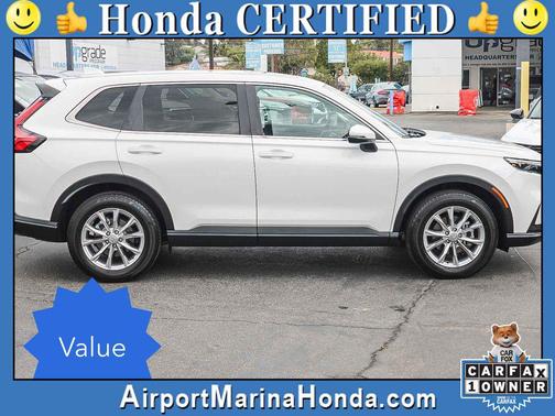 Platinum White Pearl 2024 Honda CR-V EX-L AWD
