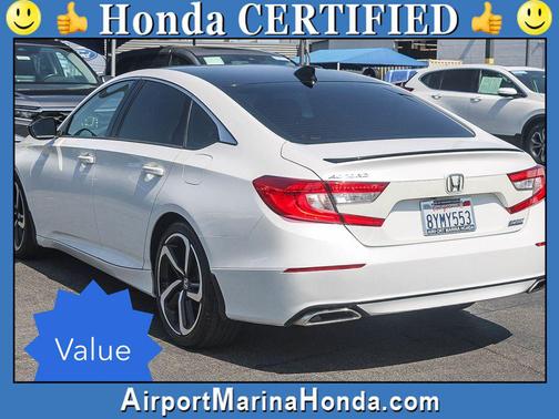 Platinum White Pearl 2021 Honda Accord Sport SE 1.5T
