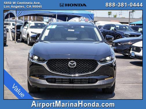 Jet Black Mica 2023 Mazda CX-30 2.5 S Preferred Package