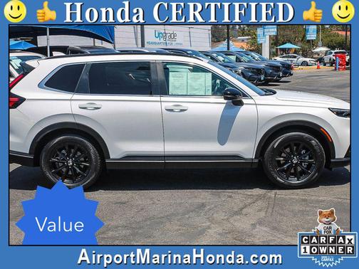 Platinum White Pearl 2023 Honda CR-V Hybrid Sport FWD