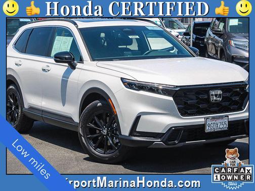 Platinum White Pearl 2023 Honda CR-V Hybrid Sport FWD