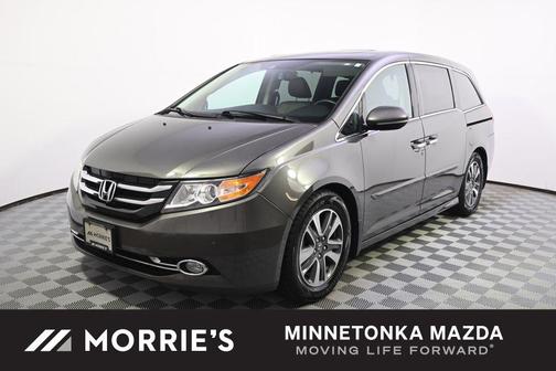 Modern Steel Metallic 2015 Honda Odyssey Touring Elite