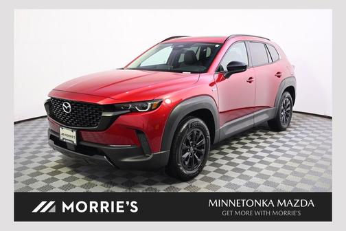 Soul Red Crystal Metallic 2025 Mazda CX-50 Hybrid Premium Package