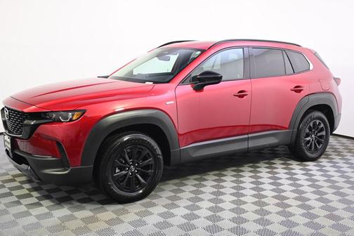 Soul Red Crystal Metallic 2025 Mazda CX-50 Hybrid Premium Package