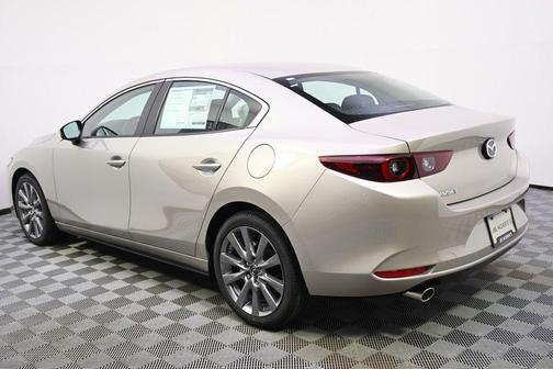Platinum Quartz Metallic 2026 Mazda Mazda3 FWD w/Preferred Package