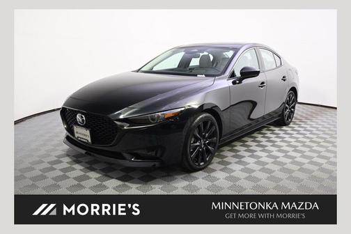 Jet Black Mica 2025 Mazda Mazda3 2.5 Turbo AWD