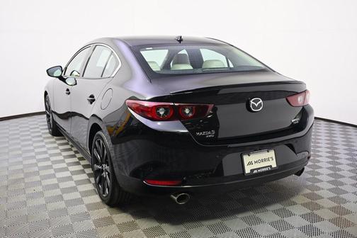 Jet Black Mica 2025 Mazda Mazda3 2.5 Turbo AWD