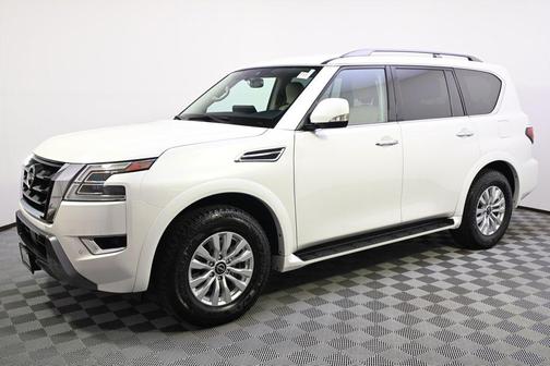 Aspen White Tricoat 2023 Nissan Armada SV 4WD