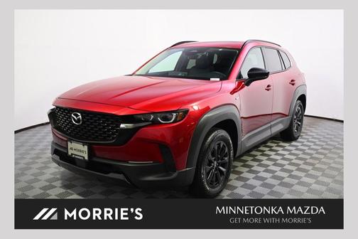 Soul Red Crystal Metallic 2025 Mazda CX-50 Hybrid Premium Package