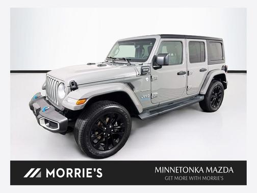 Sting-Gray Clearcoat 2023 Jeep Wrangler 4xe Sahara
