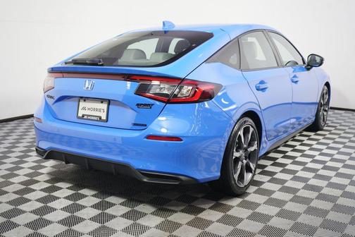 Boost Blue Pearl 2026 Honda Civic Hybrid Sport Touring