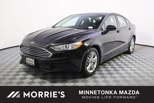 SHADOW BLACK 2018 Ford Fusion SE