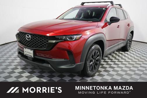 Soul Red Crystal Metallic 2025 Mazda CX-50 Hybrid Preferred Package