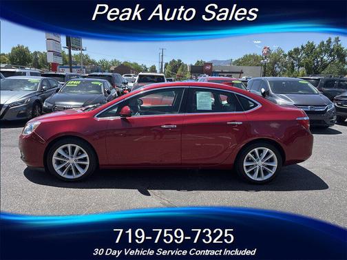 Crystal Red Tintcoat 2015 Buick Verano Leather Group