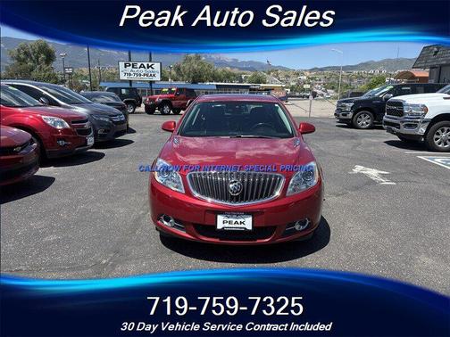 Crystal Red Tintcoat 2015 Buick Verano Leather Group