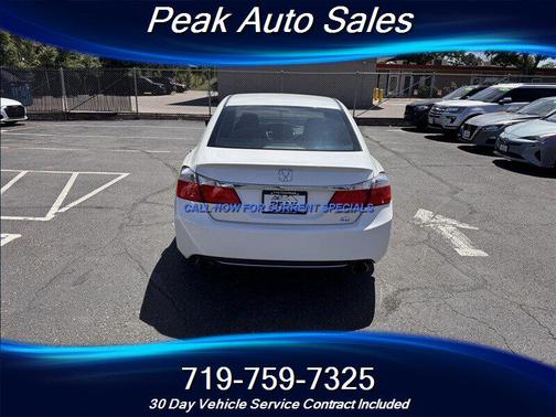 White Orchid Pearl 2015 Honda Accord Sport