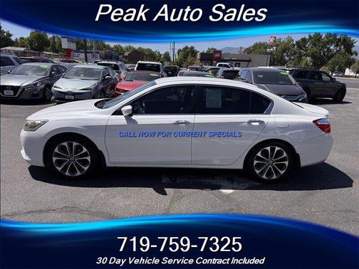 White Orchid Pearl 2015 Honda Accord Sport