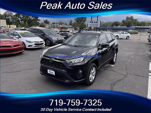 Midnight Black Metallic 2021 Toyota RAV4 XLE