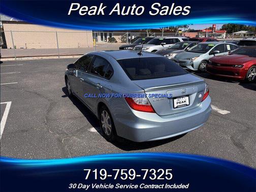 Green Opal Metallic 2012 Honda Civic Hybrid Base