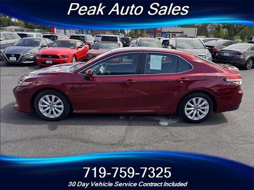 Ruby Flare Pearl 2018 Toyota Camry LE