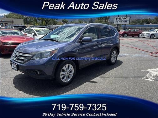 Blue 2015 Honda CR-V EX-L