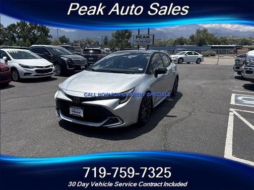 Classic Silver Metallic w/Black Roof 2023 Toyota Corolla XSE