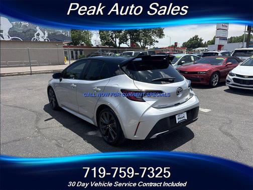 Classic Silver Metallic w/Black Roof 2023 Toyota Corolla XSE