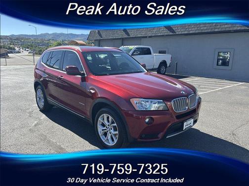 Vermilion Red Metallic 2013 BMW X3 xDrive28i