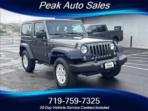 Granite Crystal Metallic Clearcoat 2017 Jeep Wrangler Sport