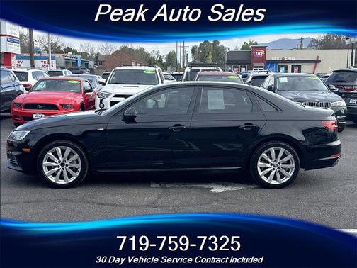 Brilliant Black 2018 Audi A4 2.0T Premium