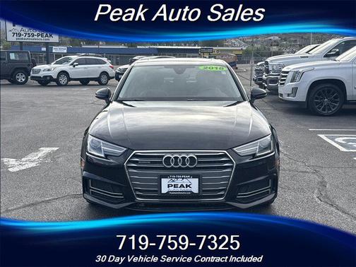 Brilliant Black 2018 Audi A4 2.0T Premium