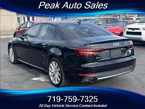 Brilliant Black 2018 Audi A4 2.0T Premium