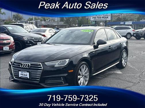 Brilliant Black 2018 Audi A4 2.0T Premium
