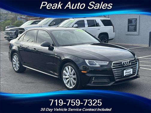 Brilliant Black 2018 Audi A4 2.0T Premium