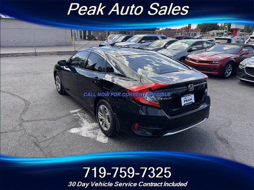 Crystal Black Pearl 2020 Honda Civic LX