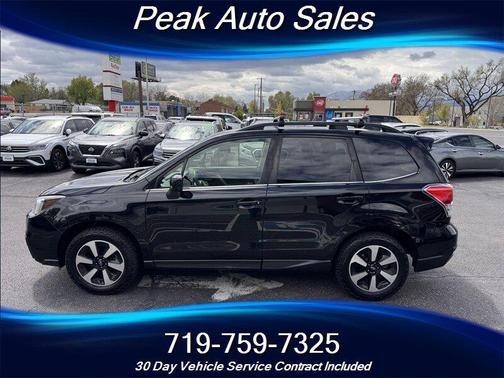 Crystal Black Silica 2018 Subaru Forester 2.5i Limited