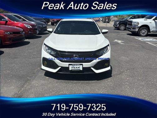 White Orchid Pearl 2017 Honda Civic Sport