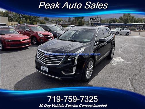 Stellar Black Metallic 2017 Cadillac XT5 Platinum