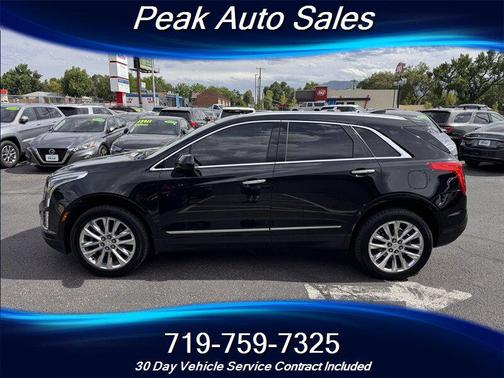 Stellar Black Metallic 2017 Cadillac XT5 Platinum