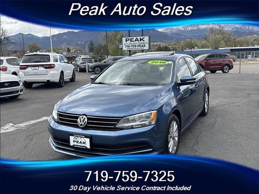 Silk Blue Metallic 2016 Volkswagen Jetta 1.4T SE
