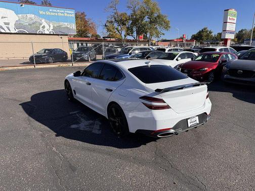 Alta White 2023 Genesis G70 3.3T AWD