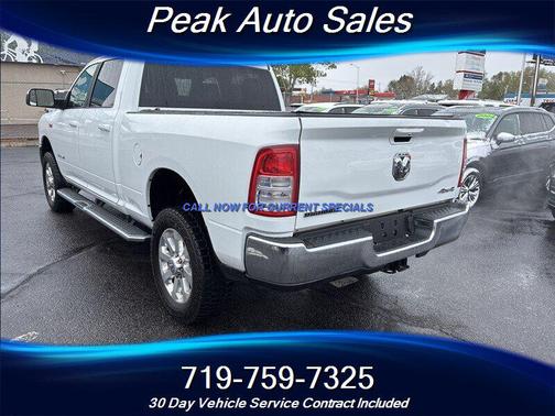 Bright White Clearcoat 2022 RAM 2500 Big Horn Crew Cab 4x4 6'4' Box