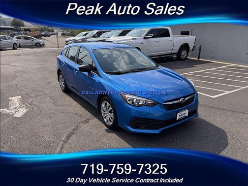 Ocean Blue Pearl 2020 Subaru Impreza 5-Door