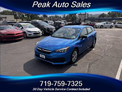 Ocean Blue Pearl 2020 Subaru Impreza 5-Door