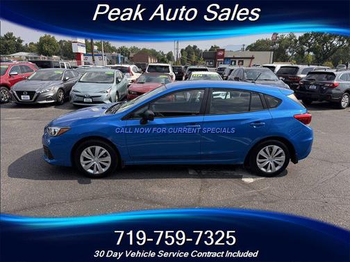 Ocean Blue Pearl 2020 Subaru Impreza 5-Door
