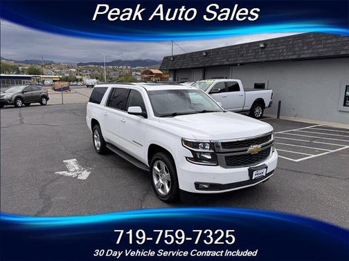 Summit White 2015 Chevrolet Suburban 1500 LT