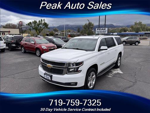 Summit White 2015 Chevrolet Suburban 1500 LT